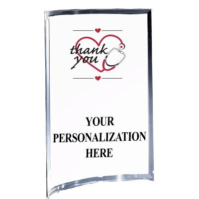 5"X7" YOUR LOGO CURVA ACRYLIC