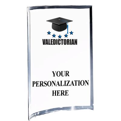 5"X7" YOUR LOGO CURVA ACRYLIC