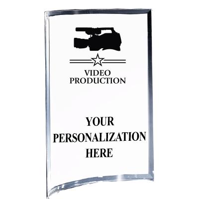 5"X7" YOUR LOGO CURVA ACRYLIC