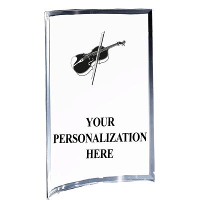 5"X7" YOUR LOGO CURVA ACRYLIC