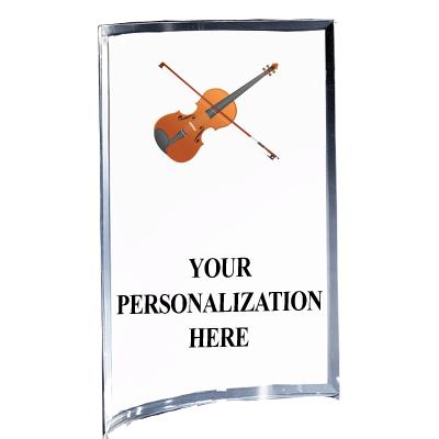 5"X7" YOUR LOGO CURVA ACRYLIC