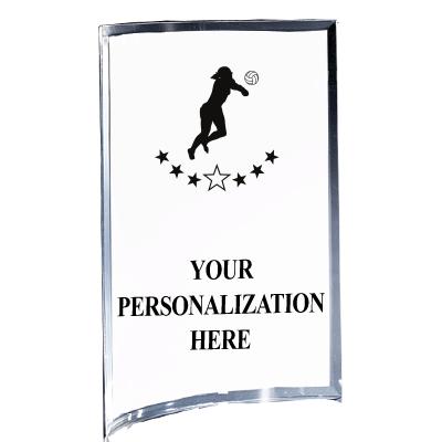 5"X7" YOUR LOGO CURVA ACRYLIC