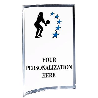 5"X7" YOUR LOGO CURVA ACRYLIC