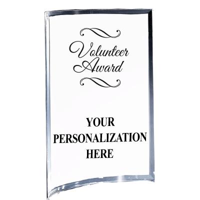 5"X7" YOUR LOGO CURVA ACRYLIC