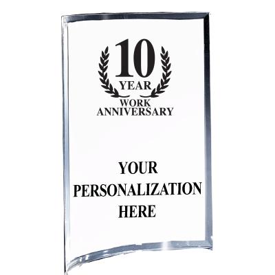 5"X7" YOUR LOGO CURVA ACRYLIC