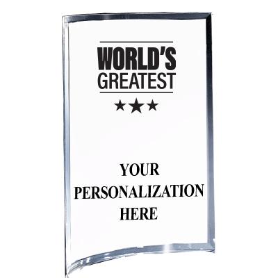 5"X7" YOUR LOGO CURVA ACRYLIC