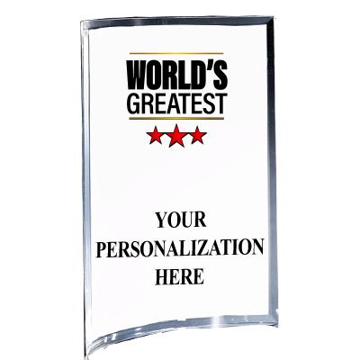 5"X7" YOUR LOGO CURVA ACRYLIC