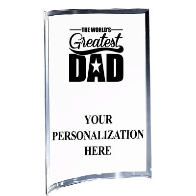 5"X7" YOUR LOGO CURVA ACRYLIC