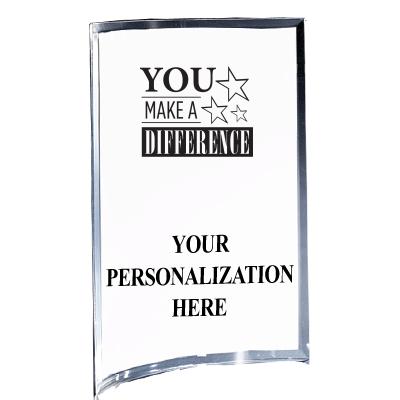 5"X7" YOUR LOGO CURVA ACRYLIC