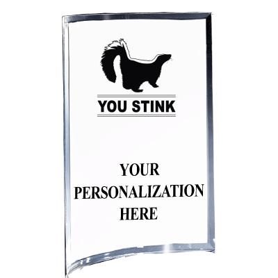 5"X7" YOUR LOGO CURVA ACRYLIC