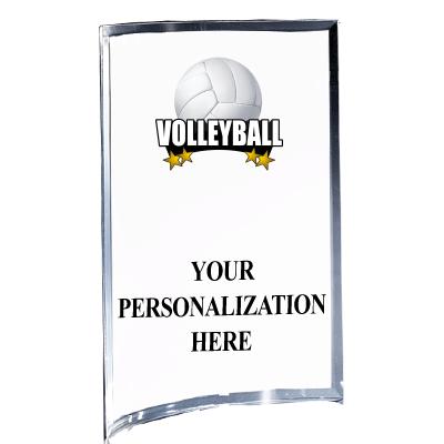 5"X7" YOUR LOGO CURVA ACRYLIC