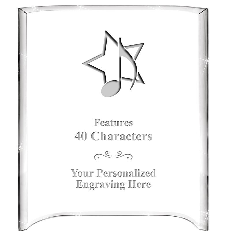 5"X 7" VERTICAL CURVA ACRYLIC