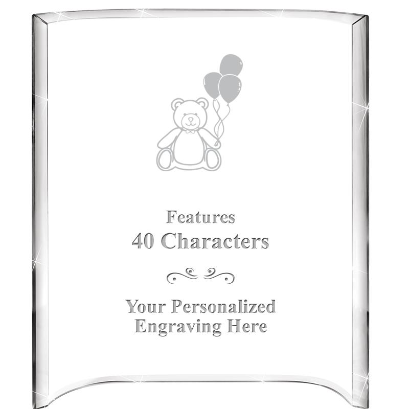 5"X 7" VERTICAL CURVA ACRYLIC