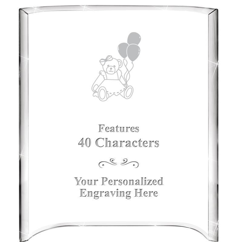 5"X 7" VERTICAL CURVA ACRYLIC