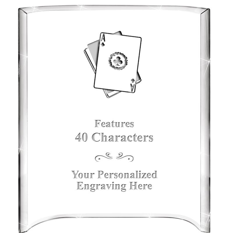 5"X 7" VERTICAL CURVA ACRYLIC