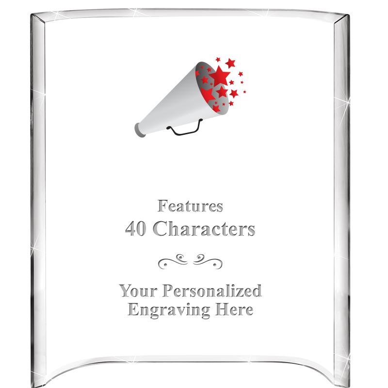 5"X 7" VERTICAL CURVA ACRYLIC