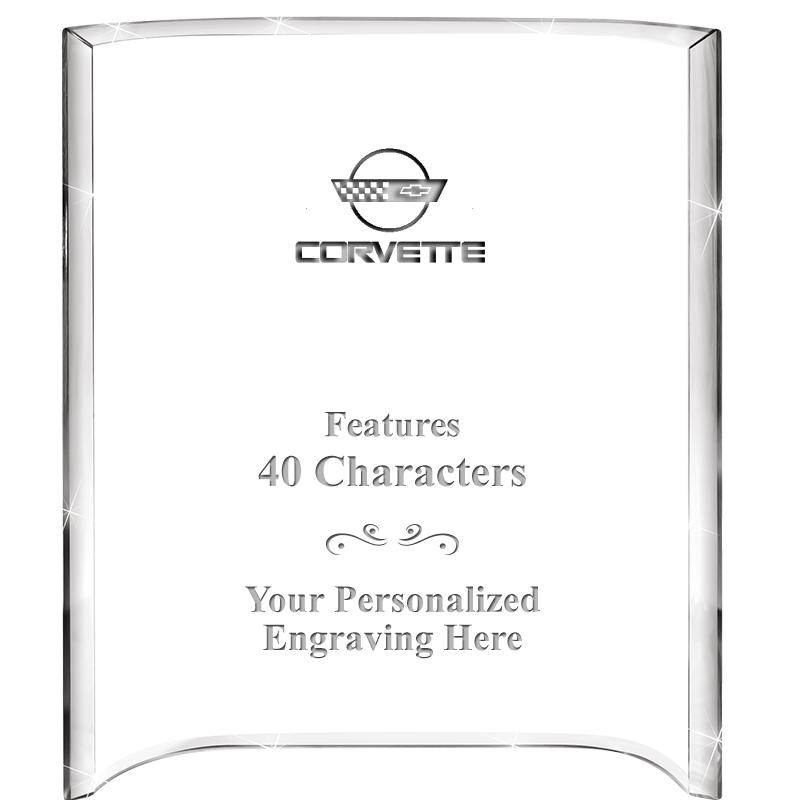 5"X 7" VERTICAL CURVA ACRYLIC