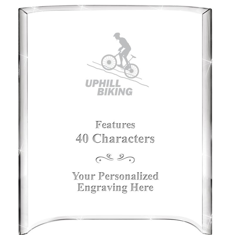 5"X 7" VERTICAL CURVA ACRYLIC