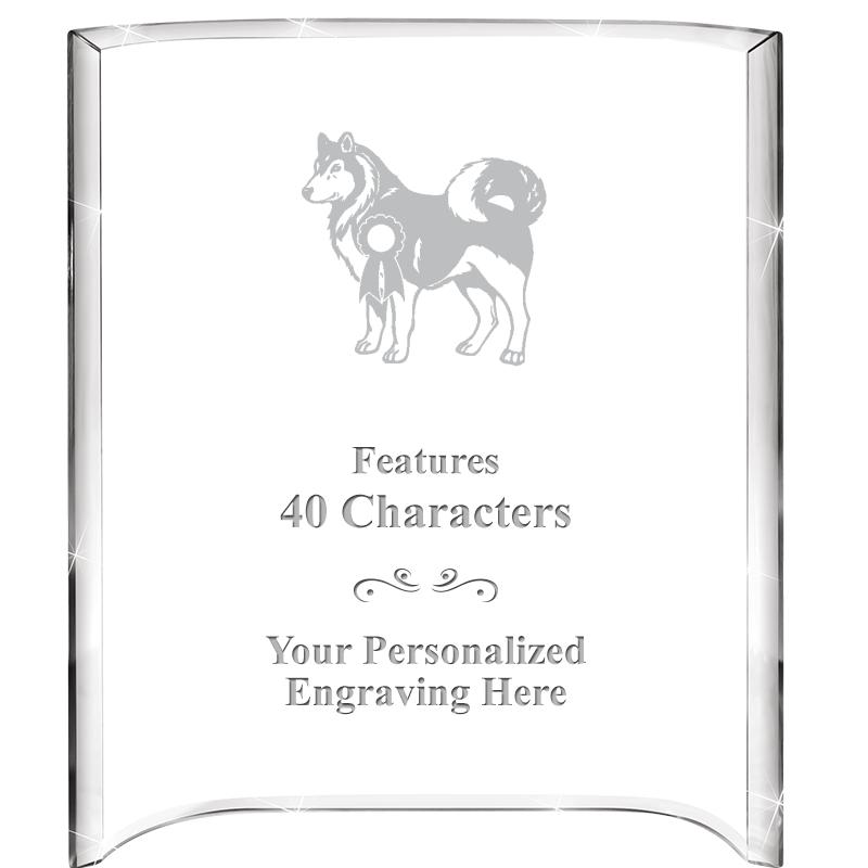 5"X 7" VERTICAL CURVA ACRYLIC