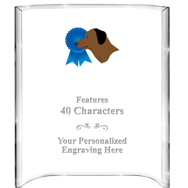 5"X 7" VERTICAL CURVA ACRYLIC