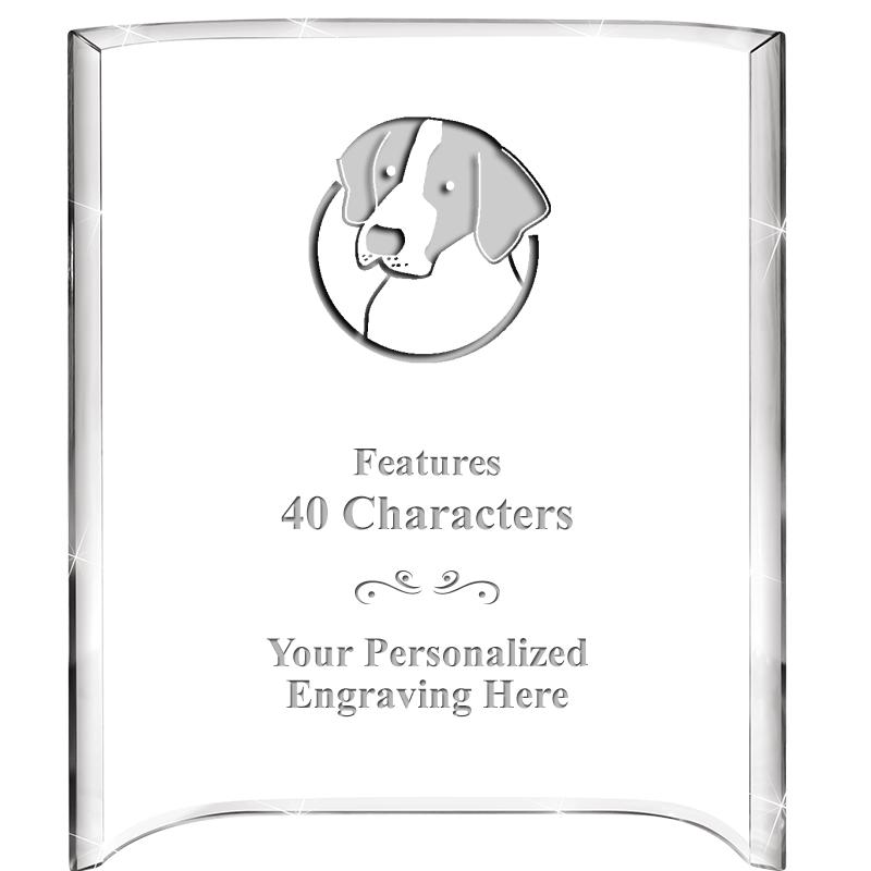 5"X 7" VERTICAL CURVA ACRYLIC