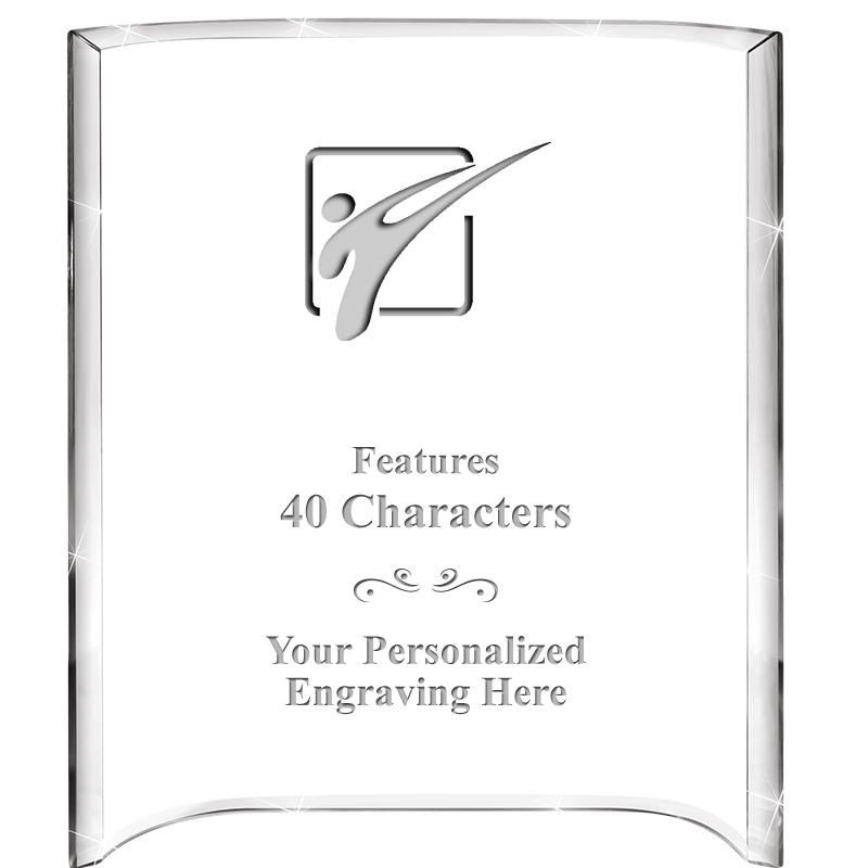 5"X 7" VERTICAL CURVA ACRYLIC