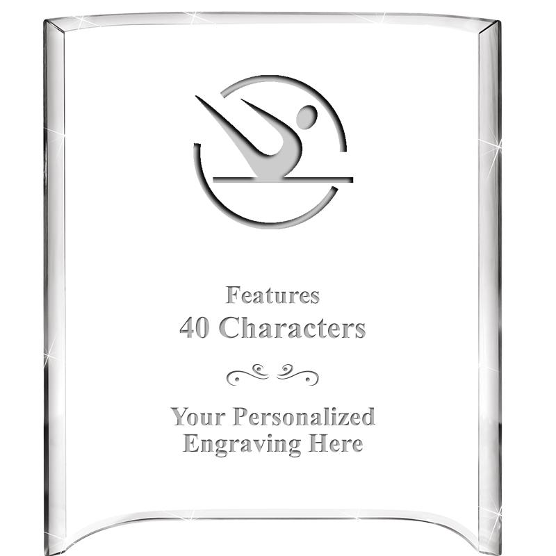 5"X 7" VERTICAL CURVA ACRYLIC