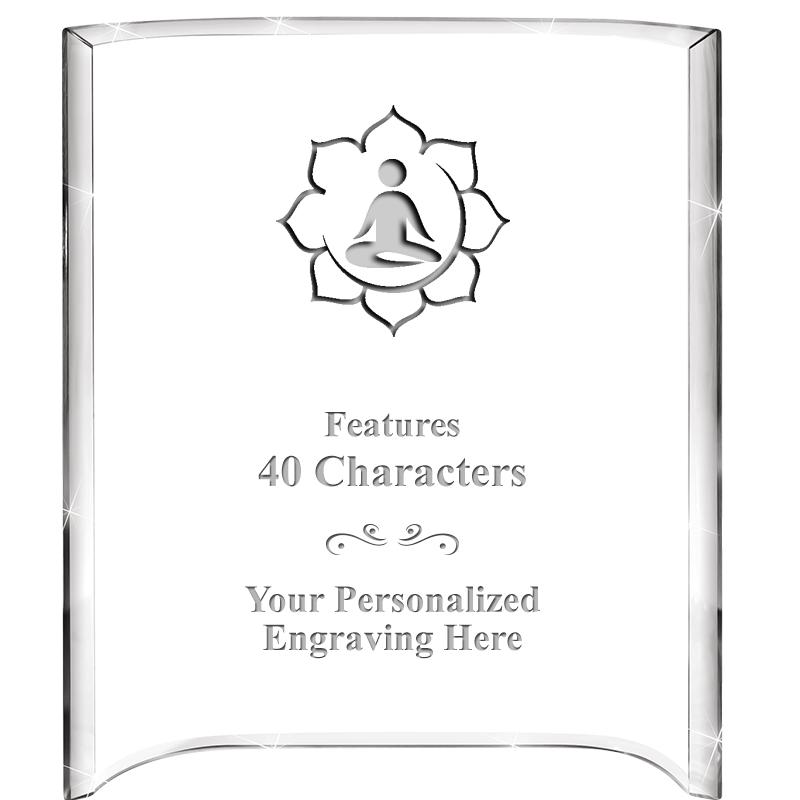 5"X 7" VERTICAL CURVA ACRYLIC