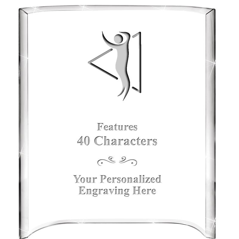 5"X 7" VERTICAL CURVA ACRYLIC