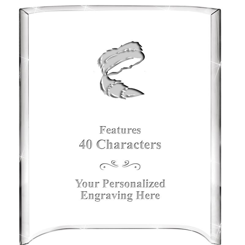 5"X 7" VERTICAL CURVA ACRYLIC