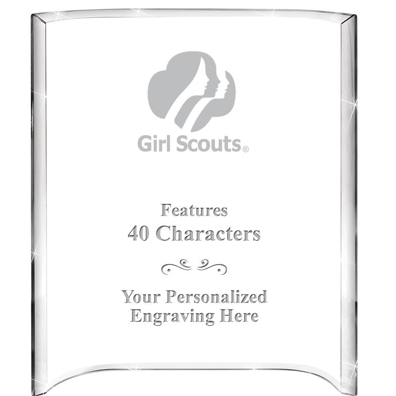 5"X 7" VERTICAL CURVA ACRYLIC