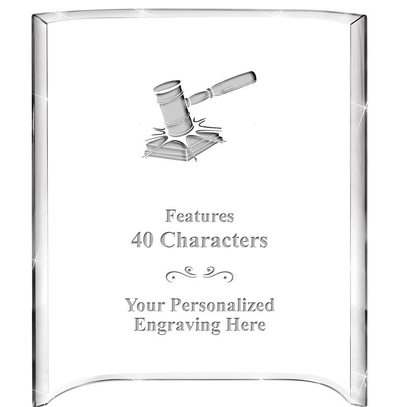 5"X 7" VERTICAL CURVA ACRYLIC