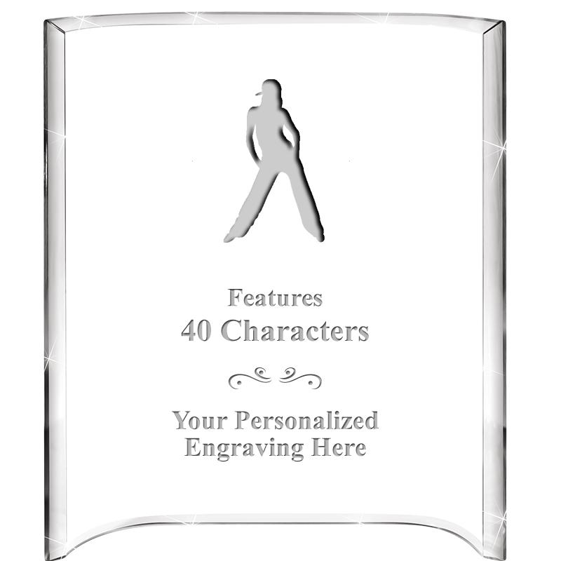 5"X 7" VERTICAL CURVA ACRYLIC