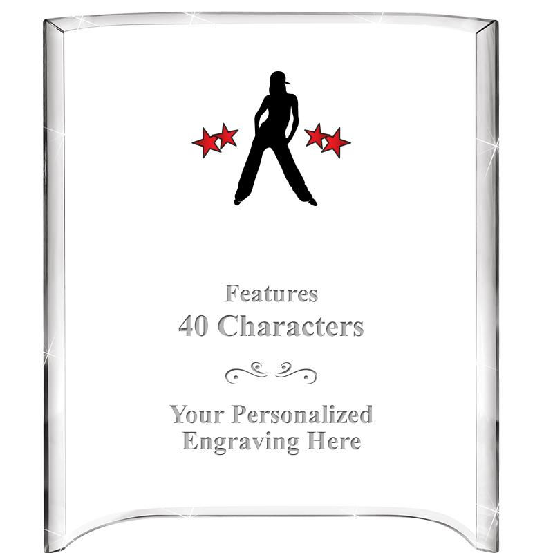 5"X 7" VERTICAL CURVA ACRYLIC