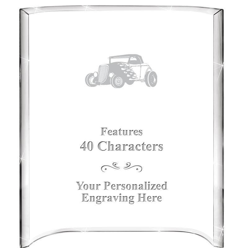 5"X 7" VERTICAL CURVA ACRYLIC