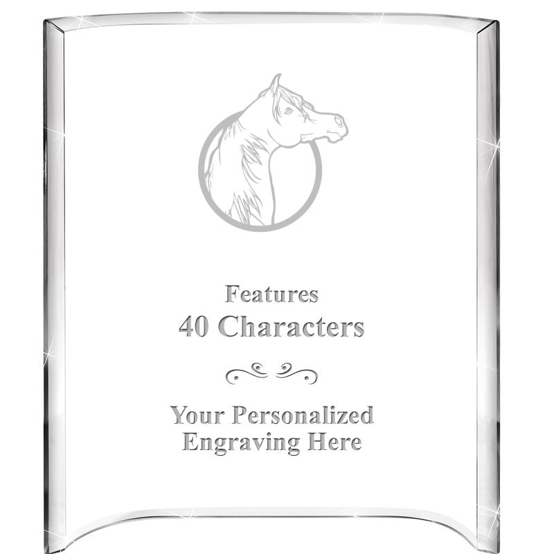 5"X 7" VERTICAL CURVA ACRYLIC