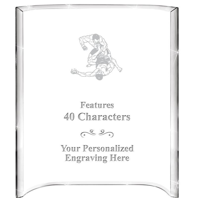 5"X 7" VERTICAL CURVA ACRYLIC