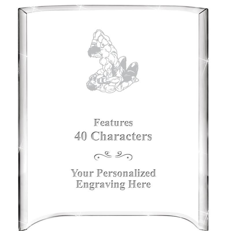 5"X 7" VERTICAL CURVA ACRYLIC