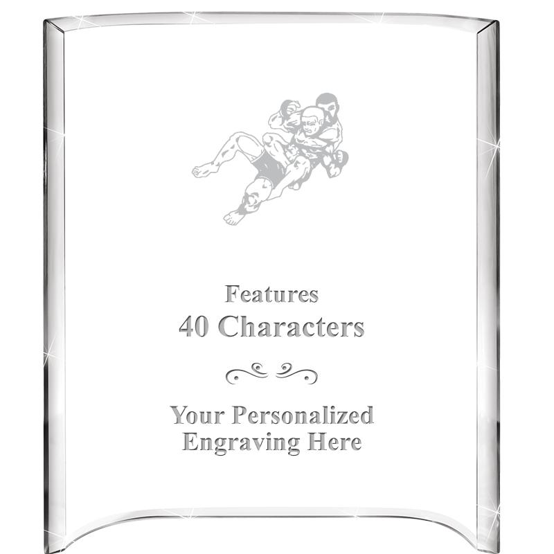 5"X 7" VERTICAL CURVA ACRYLIC