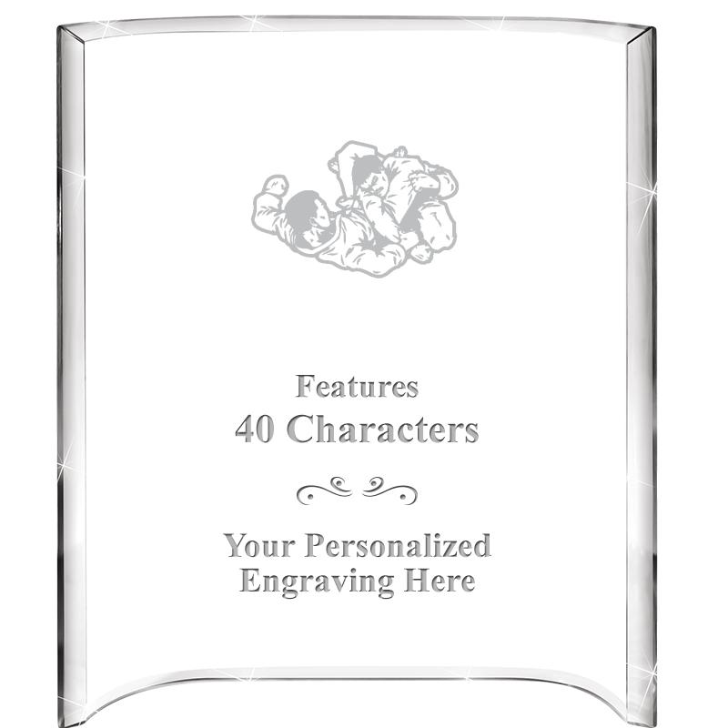 5"X 7" VERTICAL CURVA ACRYLIC