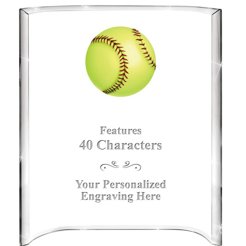 5"X 7" VERTICAL CURVA ACRYLIC