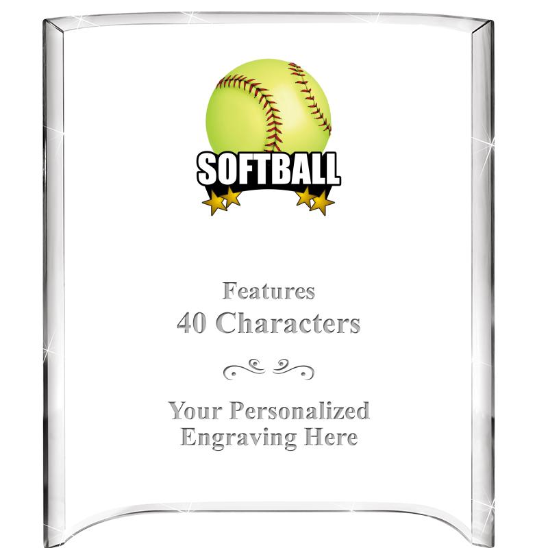 5"X 7" VERTICAL CURVA ACRYLIC