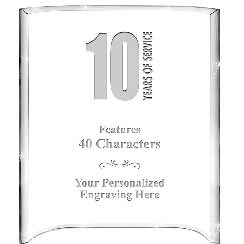 5"X 7" VERTICAL CURVA ACRYLIC