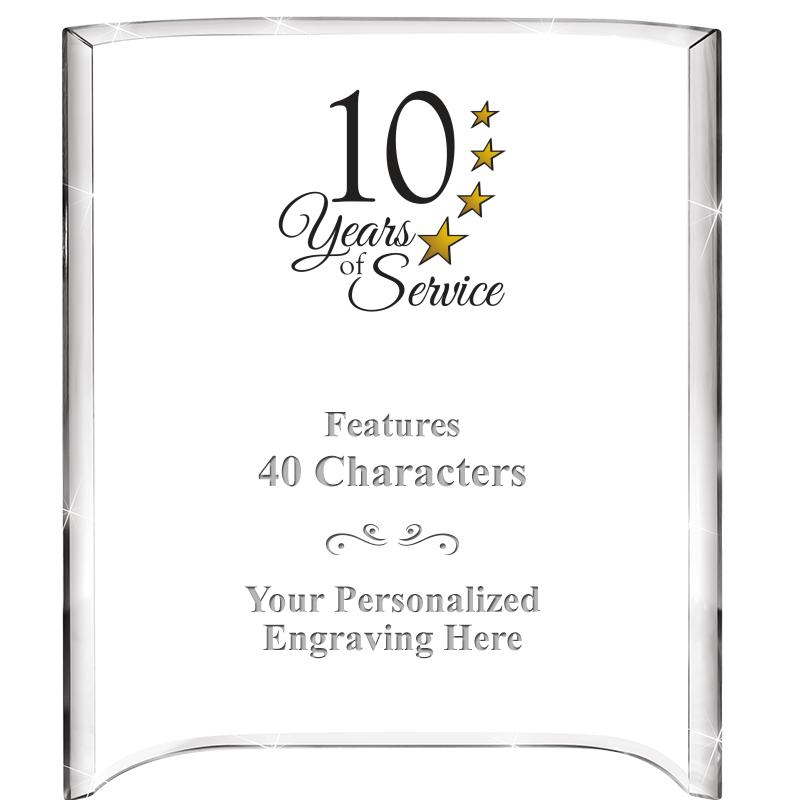 5"X 7" VERTICAL CURVA ACRYLIC