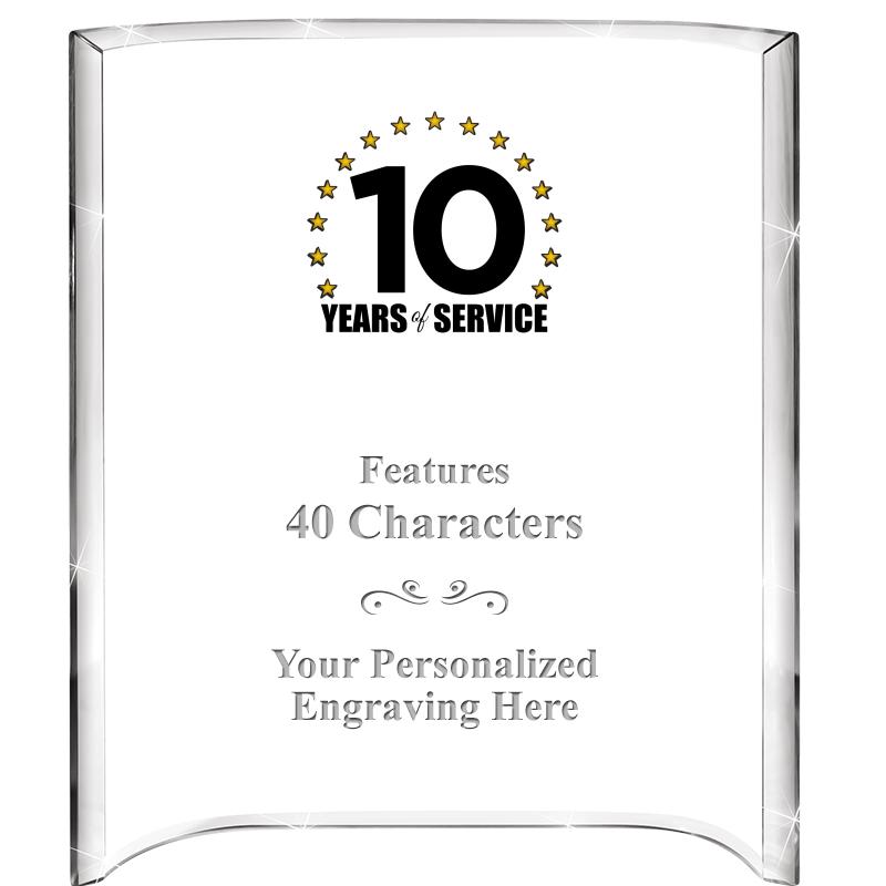 5"X 7" VERTICAL CURVA ACRYLIC