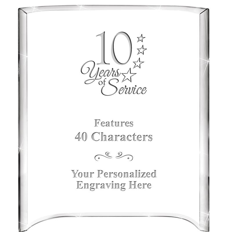 5"X 7" VERTICAL CURVA ACRYLIC