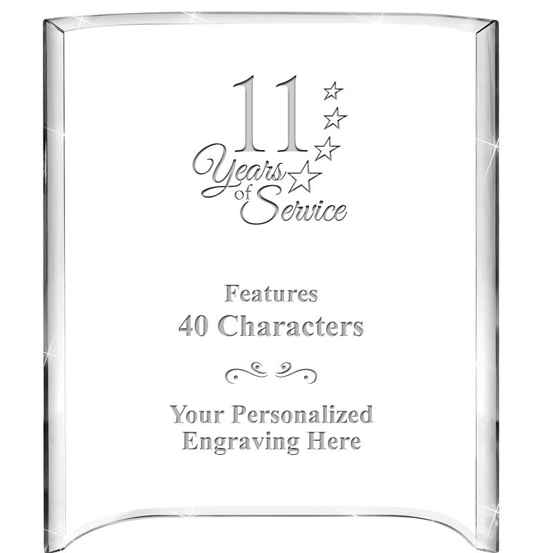 5"X 7" VERTICAL CURVA ACRYLIC