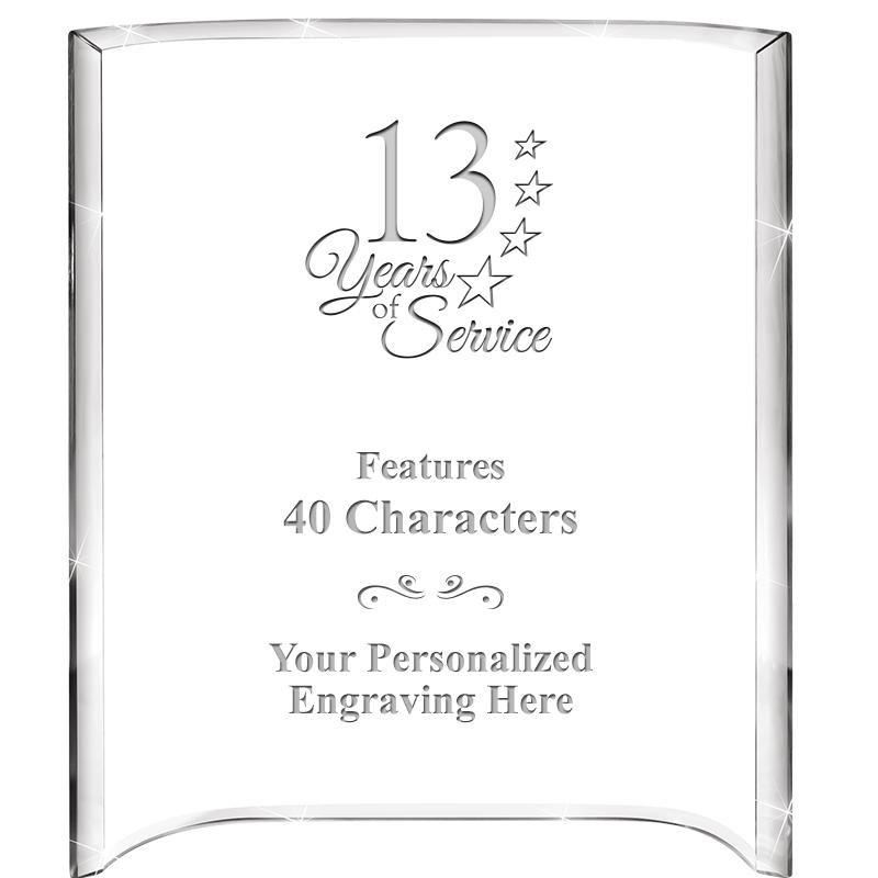 5"X 7" VERTICAL CURVA ACRYLIC