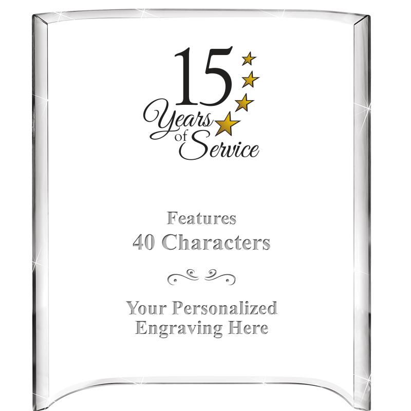 5"X 7" VERTICAL CURVA ACRYLIC