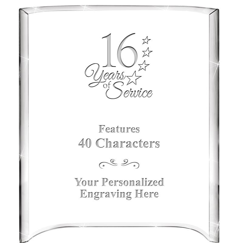 5"X 7" VERTICAL CURVA ACRYLIC